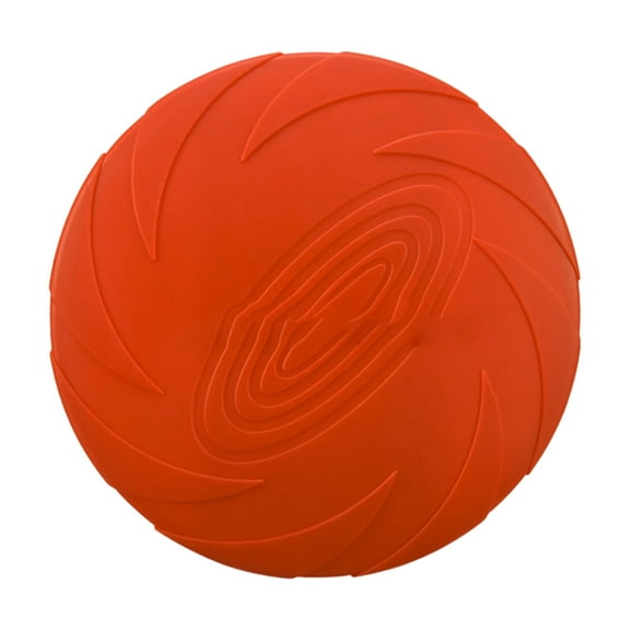 Chew Resistant Dog Disc For Outdoor Training Interactive Play Soft Rubber NonSlip Surfaces