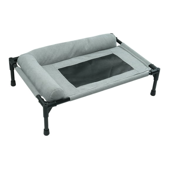 Laikoutd Elevated Cooling Dog Bed With Breathable Net and Pillow Chew Resistant Design Washable Pet Cot For Small to Mediums Dog