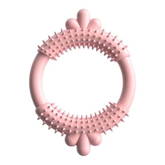 Chew Rings Chew Strong Rubber Ring Heavy Duty Tough Puppy Teether Duraable Training For Medium Breed Large Aggressive Chewers Outdoor Play Cat Entertainment for Home Alone Baby Smart Snout for Dogs