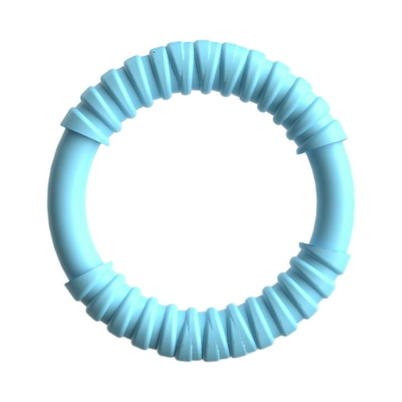 Chew Rings Strong Rubber Ring TPR Material Heavy Duty Tough for Puppy Teether Medium Large Aggressive Chewers Outdoor Play Teeth Cleaning