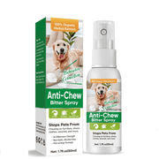 No Chew Spray for Dogs, Bitter Apple Spray for Dogs to Stop Chewing Licking, Bitter Apple Spray For Dogs Bitter, Cats and Dogs Training Behavior Aids, Stop Destructive Chewing Licking