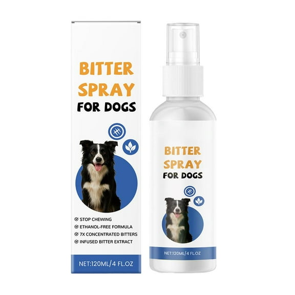 No Chew Spray for Dogs,Bitter Spray For Dogs To Stop Chewing,Can Effectively Protect The Safety Of Furniture,Plant,Shoes,Valuables,120ML Effective Anti Chew Spray Natural Ingredients for Dogs
