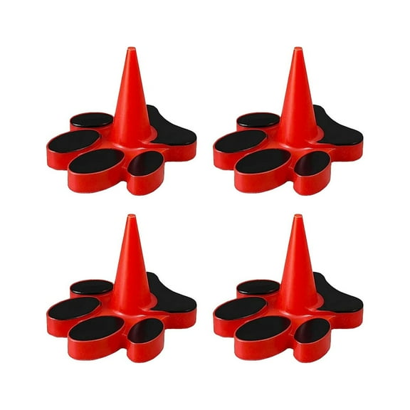 Chew Toys Dog Toy Holder Stopper Compatible With Classic Sizes X S To L Plug Included Red 4pc | Chewing Accessory for Enhances Toy Organization and