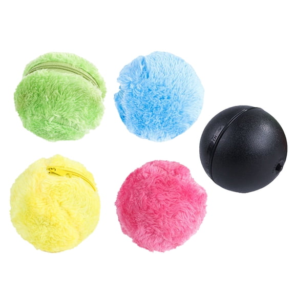Chew Toys for Dogs Interactive Automatic Moving Toy for Large and Small Dogs  Rolling Anxiety with Self-Propelled Motion and Play, 9X9X8.9 cm,