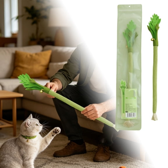 Chew Toys for Cats Interactive Teething Toy Cat Soft Rolled Vegetables Indoor Play Encourages Teeth Development and Satisfies Natural Chewing
