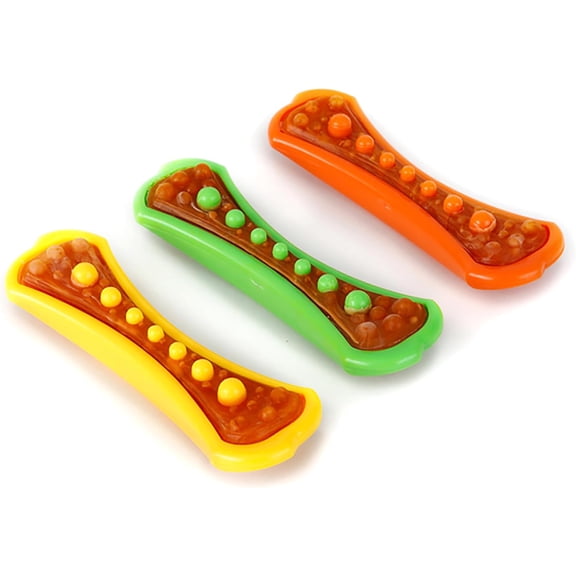 Chew 'n Clean Dental Duo Dog Treat & Chew Toy, Color Varies, Large, 3 Pack