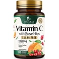 thumbnail image 1 of Vitamin C Chewable 1000mg, Extra Strength Antioxidants for Powerful Immune Support w/Vitamin C & Rose HIPS - Potent Dietary VIT C Chews Supplement, Natural Orange Flavor, Vegan, Non-GMO - 120 Tablets, 1 of 10