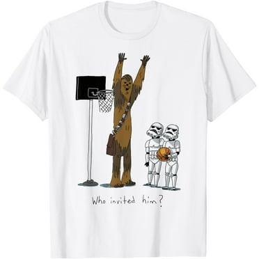 Chewbacca Basketball Who Invited Him Disney+ T-Shirt