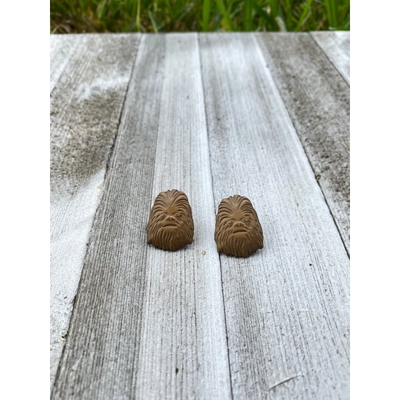 Chewbacca Star Wars Stud Earrings Gift