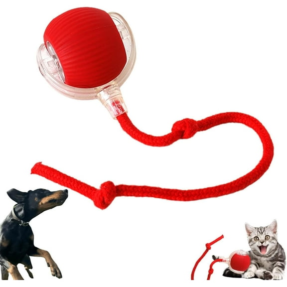 Chewie Ball, Chewie Viral Rolling Ball, Interactive Cat Ball Toy, Chewie Ball for Dogs, Chewie Smart Automatic Rolling Pet Ball, Automatic 360° Rotating Rolling Ball with USB Charging