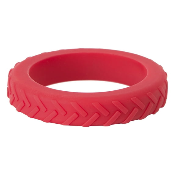 Chewigem Chew Bracelet with Small Treads, Red