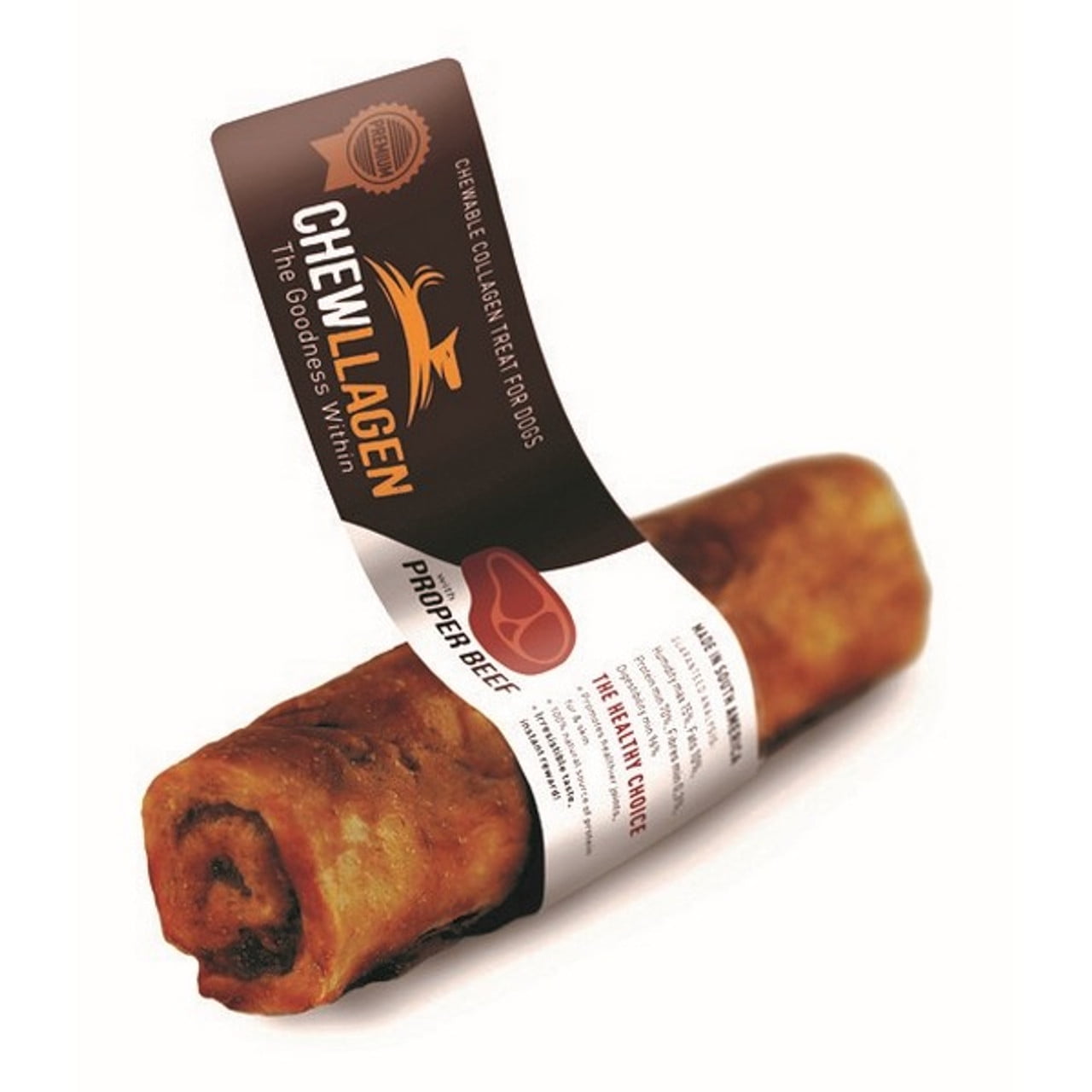 Chewllagen Collagen Beef Flavour Roll 5 Inch Dog Chew Case of 35
