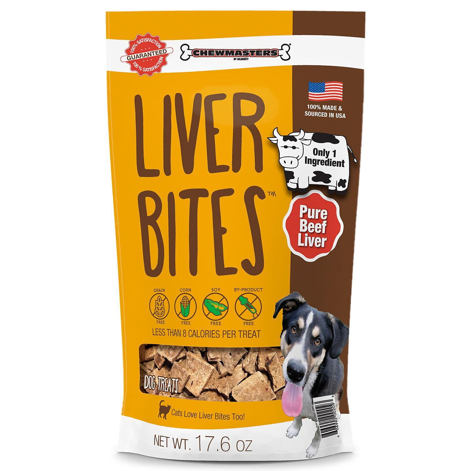 Chewmasters Liver Bites Pet Treat, Pure Beef Liver (17.6 oz.)