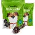 Chewsday Large Minty Fresh AIF4 Daily Dental Dog Chews, Made in The USA