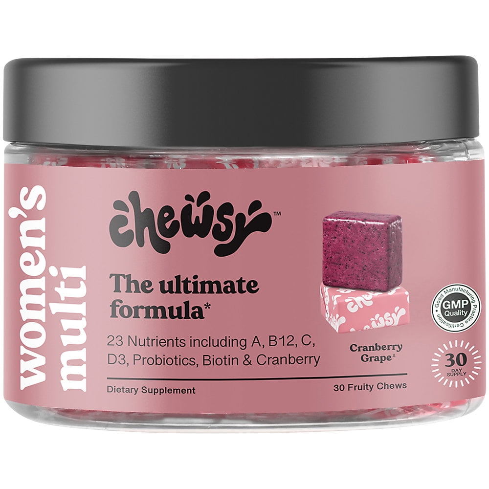 Chewsy Women’s Multivitamin Chews, Immune & Energy Support, Vitamins C
