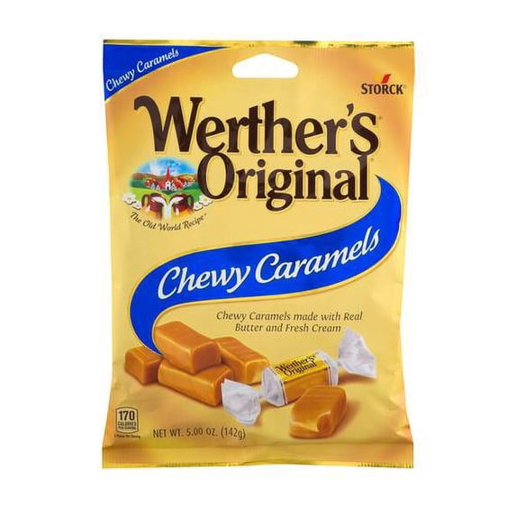 Werther's Chewy Caramels, 5 oz Bag (Pack of 10)