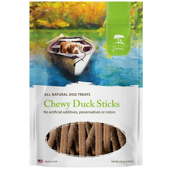 Caledon Farms Chewy Duck Sticks 7.76 Oz, Dog Treats