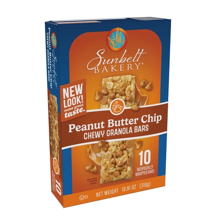 Chewy Granola Bars, Sunbelt Bakery Family Pack Peanut Butter Chip