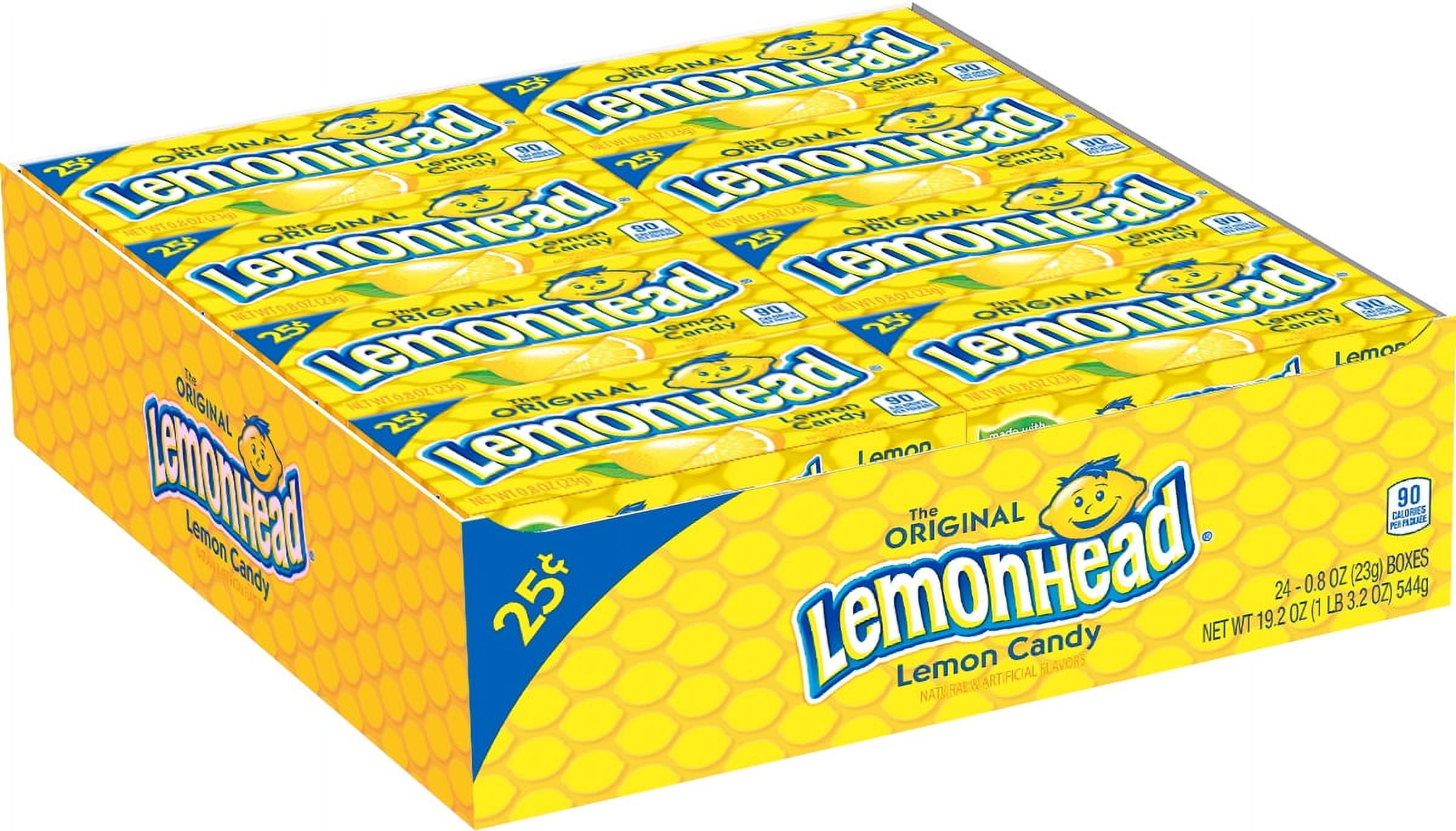 Chewy Lemonhead Lemon Candy, 0.8 oz (24 Count)