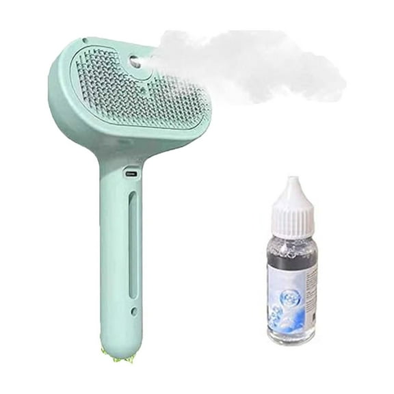 Chewy Viral Steam Brush for Dogs, Dog Steam Brush, Rechargeable Steam Pet Brush, Pet GroomingBrush with Spray, PetHair Removal Comb with Steamer, Dog Mist MassageBrush, Magic Wand for PetHair