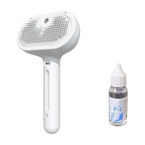 Chewy Viral Steam Brush for Dogs, Dog Steam Brush, Rechargeable Steam Pet Brush, Pet GroomingBrush with Spray, PetHair Removal Comb with Steamer, Dog Mist MassageBrush, Magic Wand for PetHair