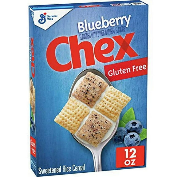 Chex Breakfast Cereal, Blueberry, Gluten Free, 12 oz