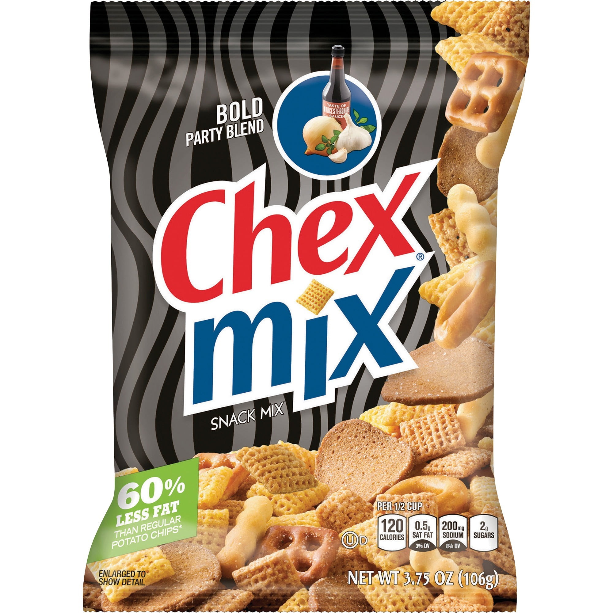 Chex, GNMSN14859, Mix Bold Party Blend Snack Mix, 8 / Carton