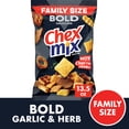 thumbnail image 1 of Chex Mix Bold Garlic and Herb Snack Mix, Family Size, Snacks, 13.5 oz, 1 of 15