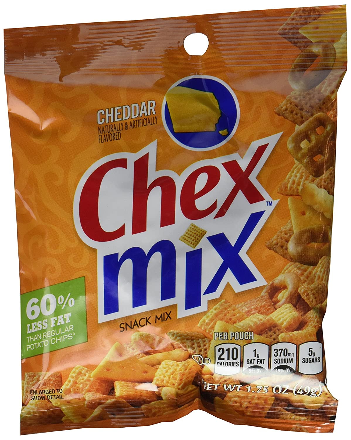 Chex Mix Cheddar, 1.75 Oz (Pack of 60)
