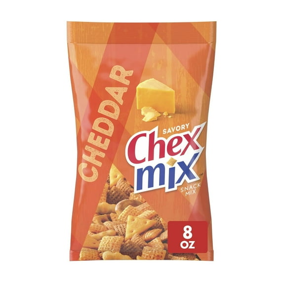 Chex Mix Cheddar Savory Snack Mix 8 oz (Pack of 8)