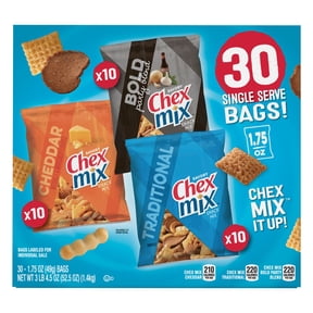 Chex Mix Classics Snack Mix, 1.75 Ounce (Pack Of 30)