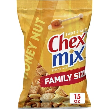 Chex Mix Honey Nut Sweet & Salty Snack Mix, Family Size, 15 oz Bag