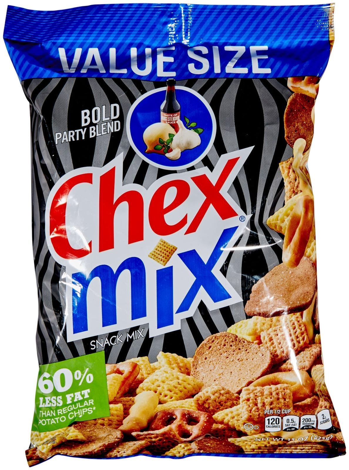 Chex Mix Mixed Chips Bold Party Blend 15 Oz