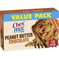 Chex Mix Peanut Butter YPF5 Chocolate Treat Bar, Value Pack, 12 Bars