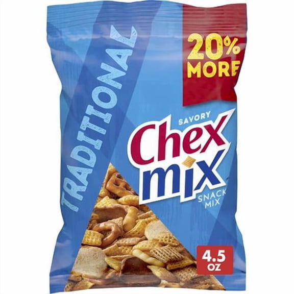 Chex Mix Savory Traditional Snack Mix, 4.5 Oz