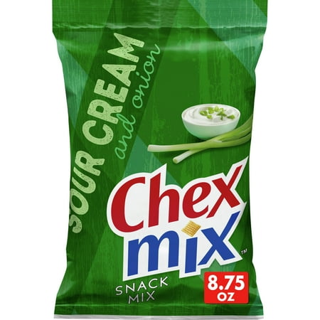 Chex Mix Snack Mix Sour Cream and Onion, 8.75 oz Bag