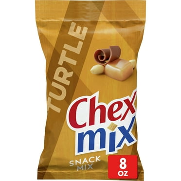 Chex Mix Snack Mix, Turtle, Indulgent Snack Bag, 8 oz