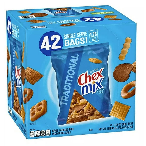 Chex Mix Traditional Savory Snack Mix (42 pk.)