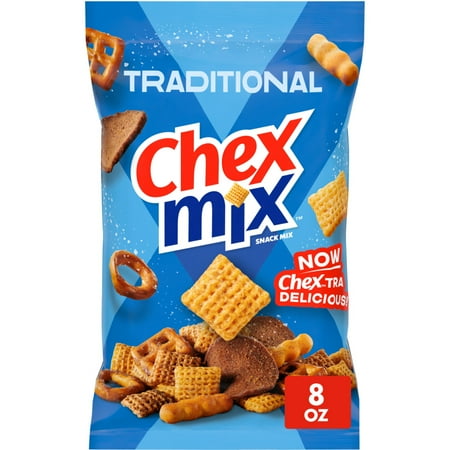 Chex Mix Traditional Original Recipe Snack Mix, Snacks, 8 oz