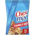 thumbnail image 1 of Chex Mix Traditional Savory Snack Mix, Family Size, 15 oz Bag, 1 of 10