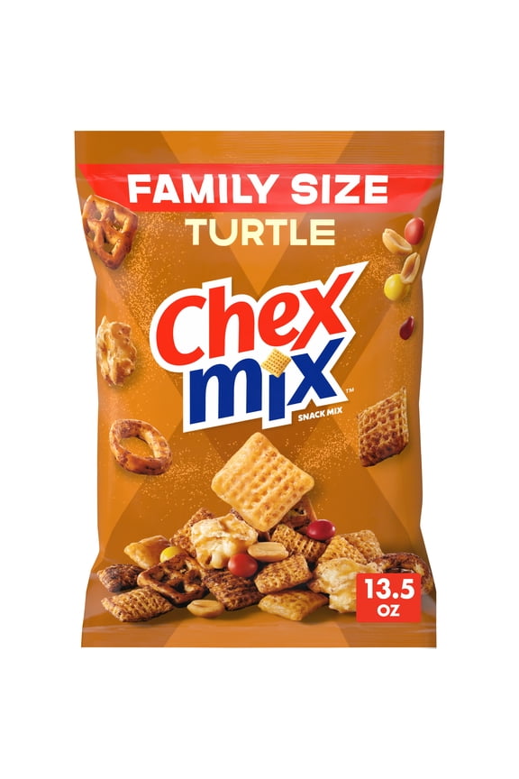 Turtle Snack Mix, Indulgent Snack Bag, Family Size, 13.5 oz