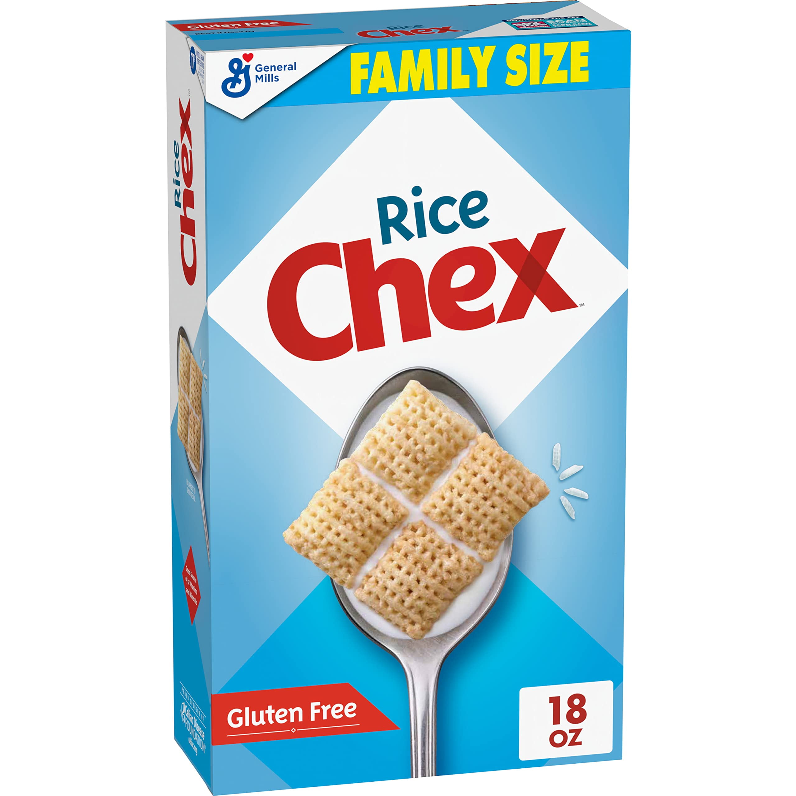 Chex Rice Gluten Free Breakfast Cereal, Made With Whole Grain, Homemade Chex Mix Ingredient