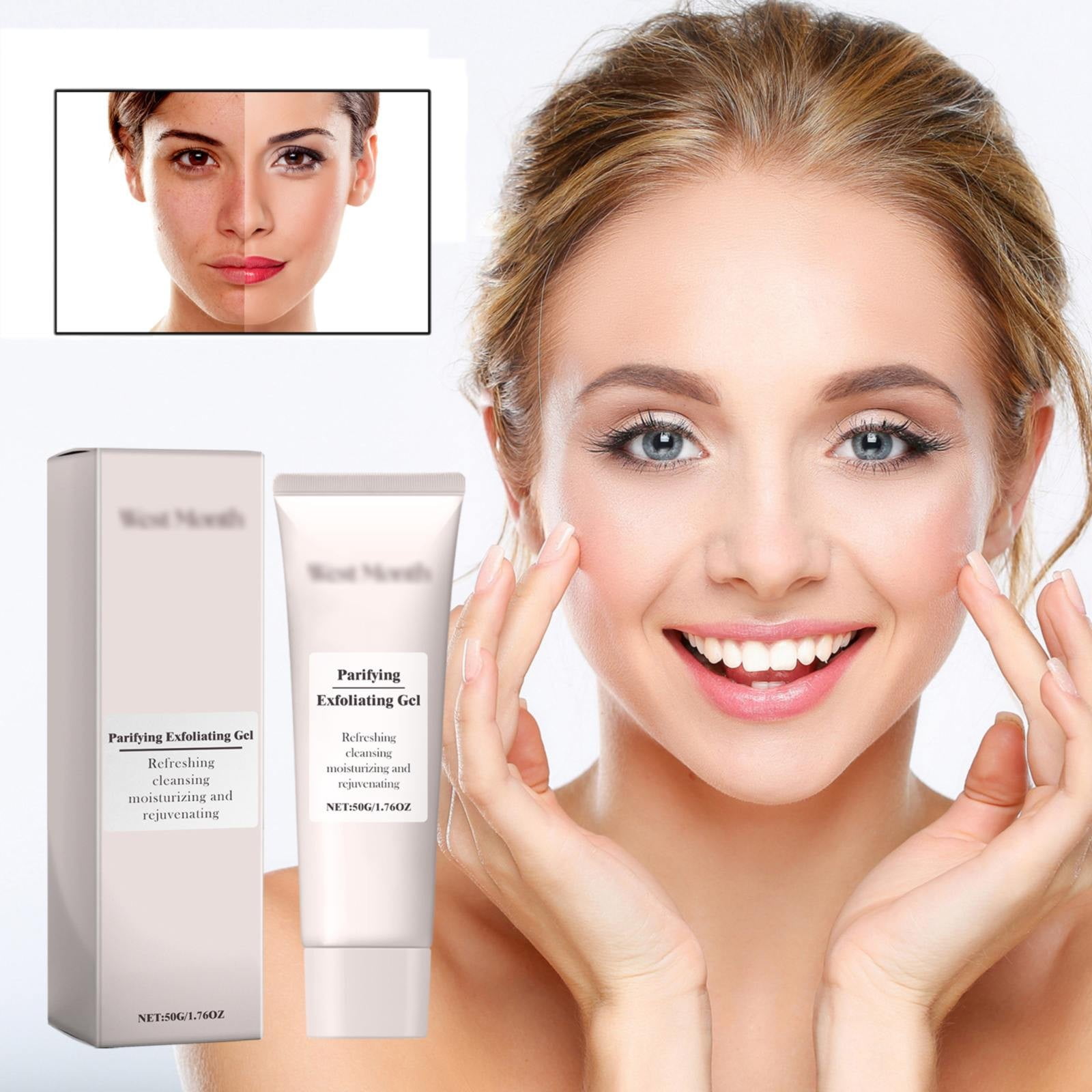 Chexio Clearance Body Care Purifying Exfoliating Gel Exfoliating Gel Facial and Body Exfoliating