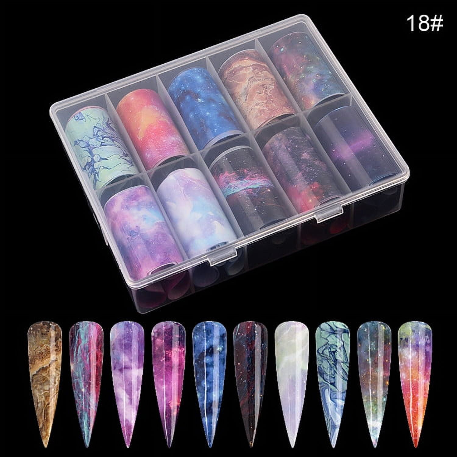 Chexio Clearance Nail Stickers DIY Nail Art Pattern Paper Sticker Boxed