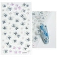Chexio Clearance Nail Stickers Flower Nail Art Sticker Decals 5D