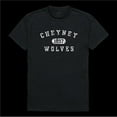 thumbnail image 1 of Cheyney University Wolves Distressed Arch College T-Shirt, Black - Large, 1 of 1