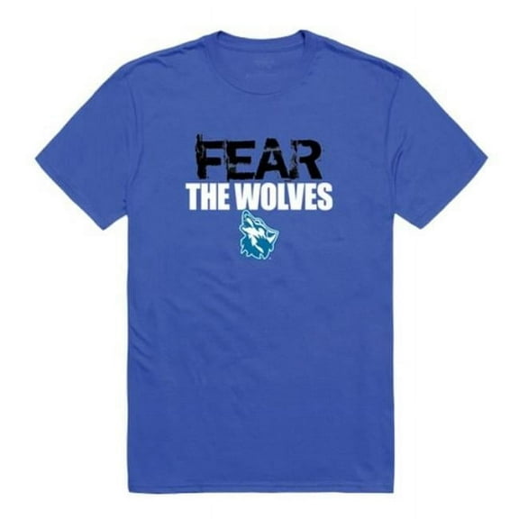 Cheyney University Wolves Fear College T-Shirt, Royal - 2XL