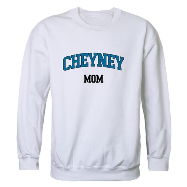 Cheyney University Wolves Mom Crewneck Sweatshirt White 2XL
