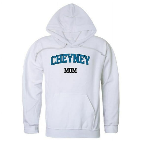 Cheyney University Wolves Mom Hoodie, White - Extra Large