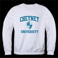 thumbnail image 1 of Cheyney University Wolves Seal Crewneck Sweatshirt, White - Small, 1 of 1